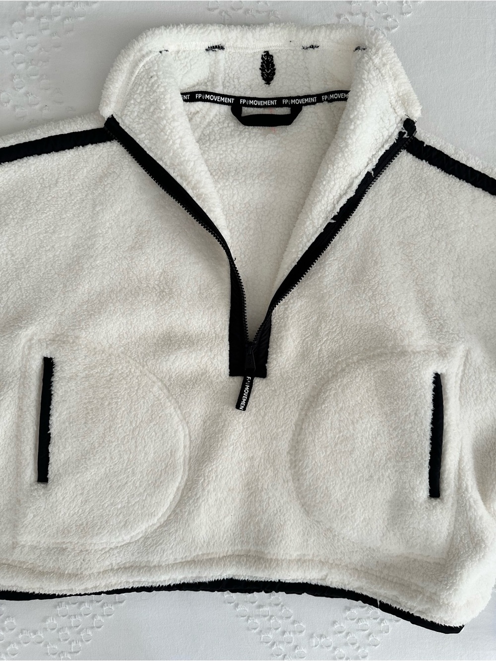 Free People FP Movement Mountain High Half Zip Fleece Size Medium - Picture 8 of 13